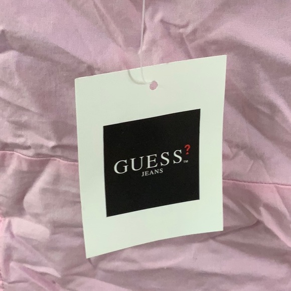 NWT Guess Baby Pink Corset button tank Extra Large - Picture 6 of 7